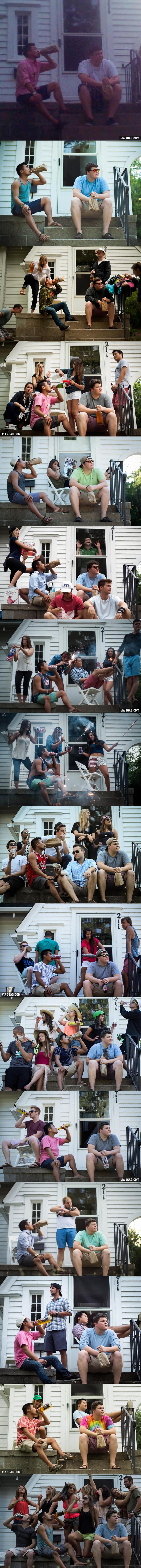 photo, series, lol, friends, drinking