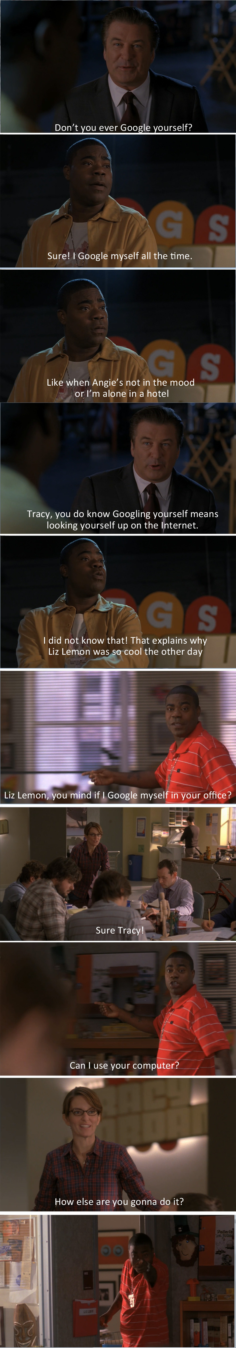google, 30 rock, joke, tv show, lol