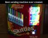 skittles, vending machine, candy, win, create the rainbow
