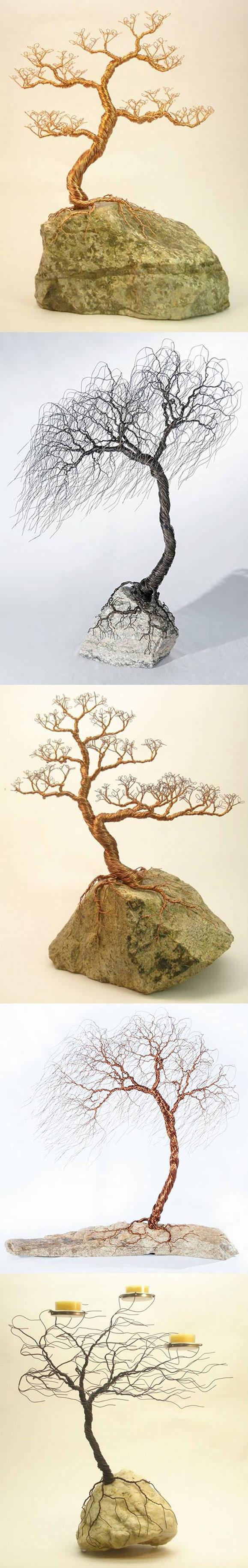 art, wire tree, attention to detail