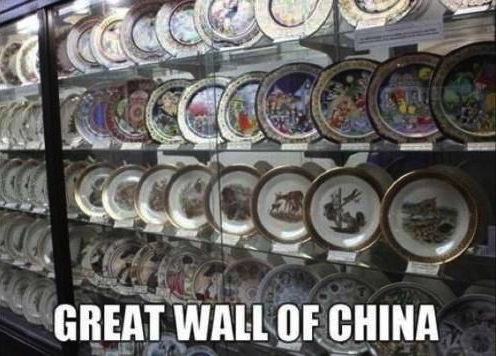 pun, wordplay, great wall of china