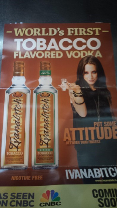 tabacco flavoured vodka, product, wtf