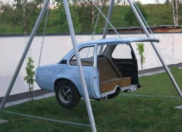 car, swing, wtf