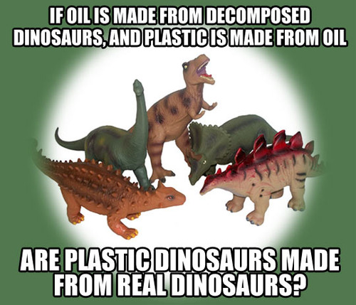 oil, plastic, fossil fuels, dinosaurs