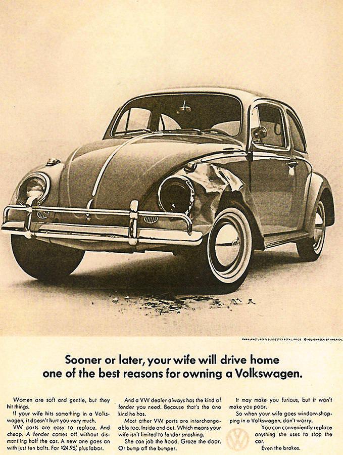 volkswagen, old ad, safety