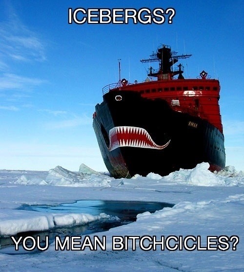 icebergs, meme, ice breaker boat, shark
