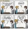 job interview, comic, honesty