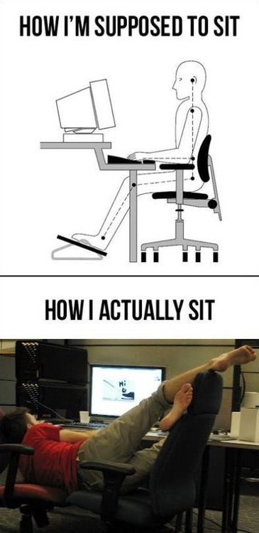 expectation, reality, sitting