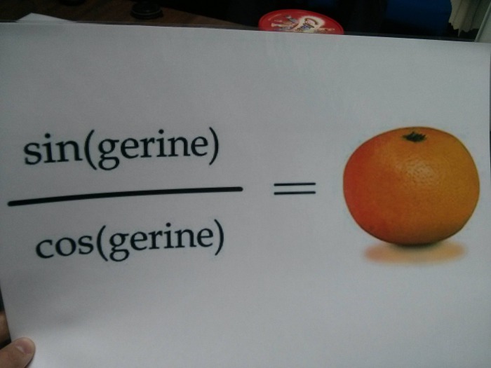 tangerine, math, fruit
