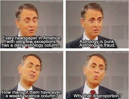 newspaper, science, astrology, society