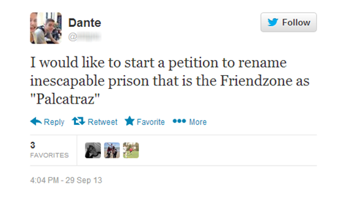 friend zone, palcatraz, meme, twitter, lol
