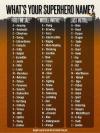 what's your superhero name?