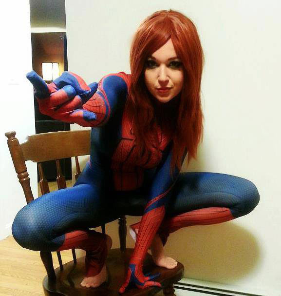 spider woman, costume, hot