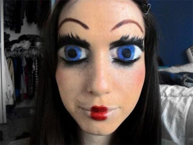 make up, eyes, mindfuck