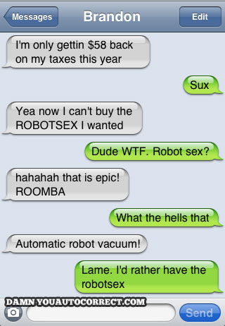 dyac, robot sex, roomba, iphone