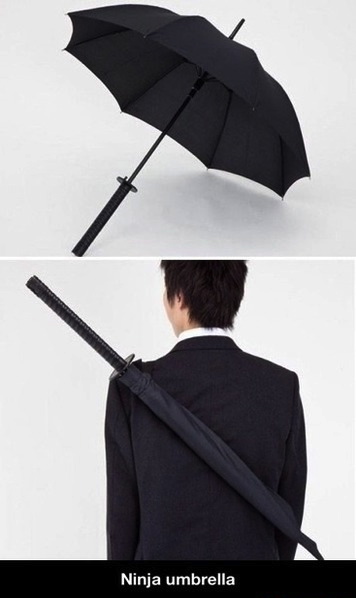 ninja umbrella, product, win, back strap