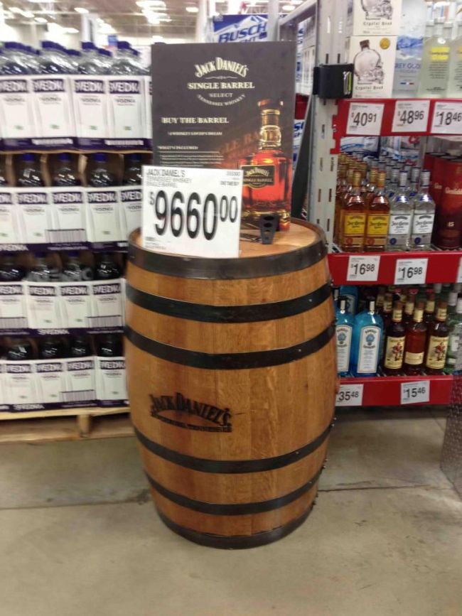 product, barrel of whiskey, jack daniels