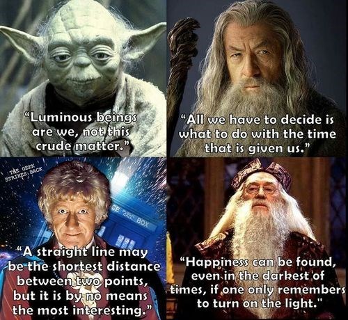 wisdom from wizards, advice