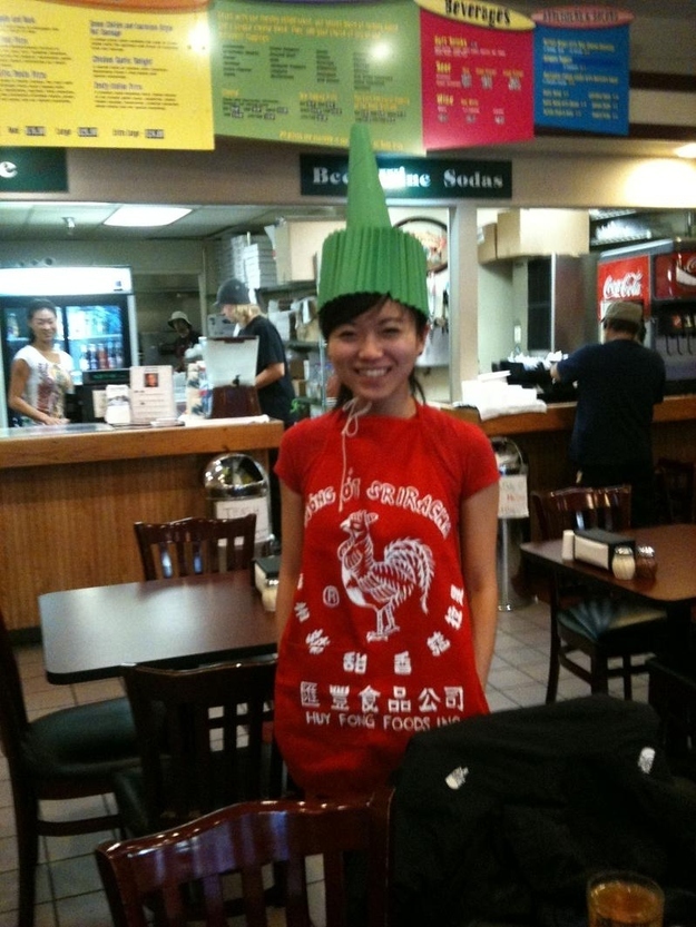 costume, spicy sauce