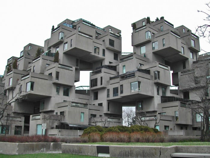 habitat 67, montreal, canada, architecture