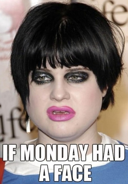 if monday had a face, kelly osbourne