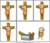 cruci-flex, crucifix, religion humor, as seen on tv