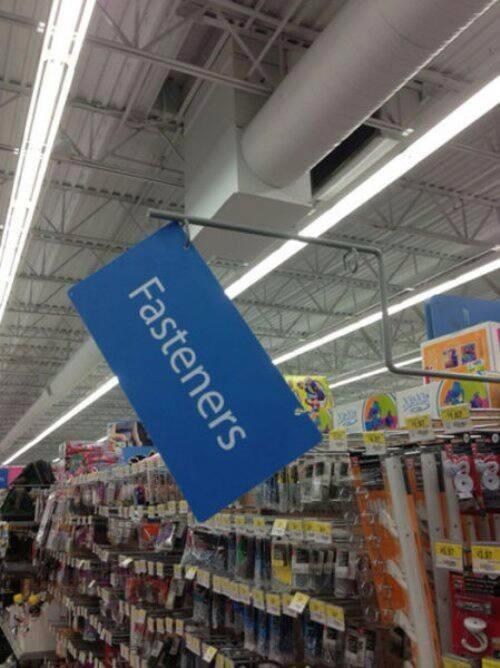 sign, fasteners, irony, fail, lol