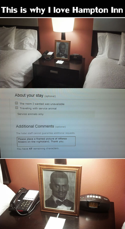 alfonso ribeiro, hampton inn, special instructions, lol