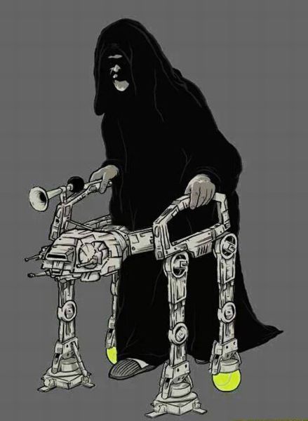 senator palpatine, star wars, walker
