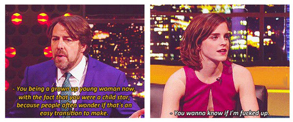 talk show, interview, emma watson
