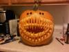 pumpkin carving, wtf, creepy, two rows of teeth