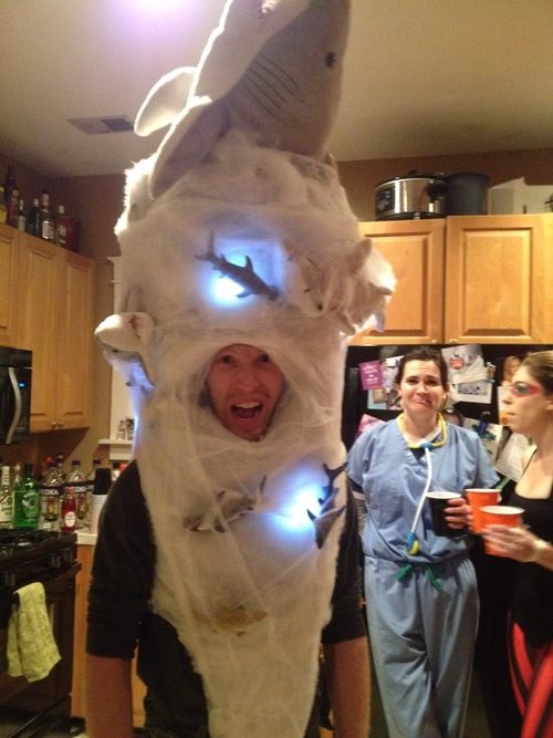 costume, halloween, sharknado