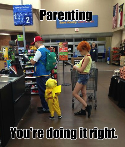 parenting, win, costume, pokemon, halloween