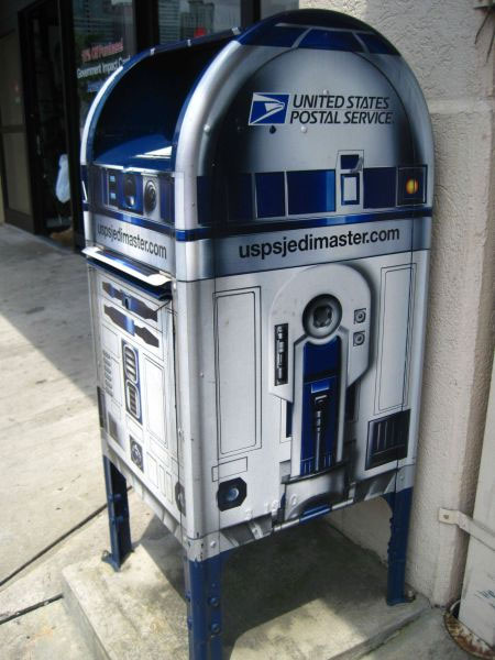best mailbox ever, r2d2, star wars