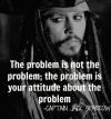captain jack sparrow, problem, attitude