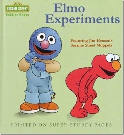 elmo experiments, suggestive, children's book, wtf