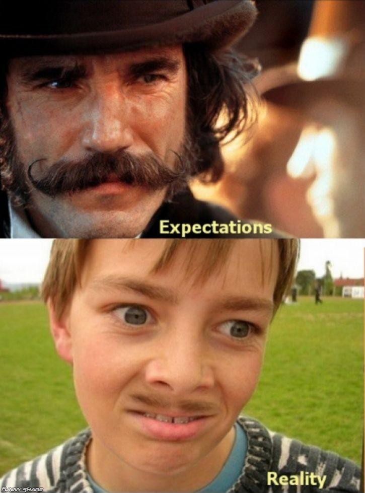 movember, moustache, expectation, reality