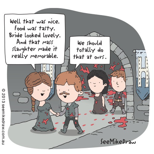 game of thrones, wedding, massacre