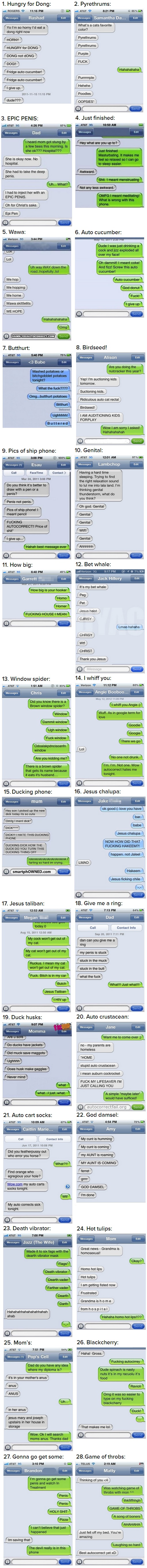 the 28 most hilarious autocorrect struggles ever, iphone, compilation, dyac
