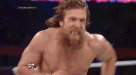 perfectly looped gif, wrestler kick