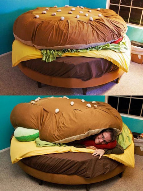 hamburger bed, furniture, win