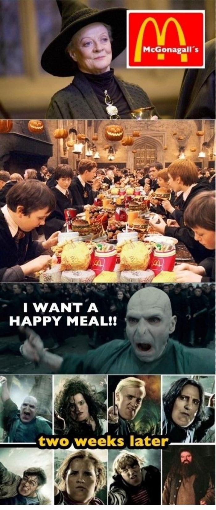 harry potter, mcdonald's