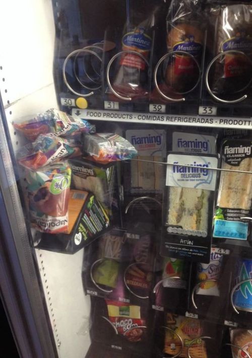 gambling with vending machines, fail