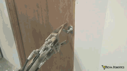 robot, gif, opening door