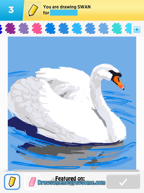 drawsome, swan, art, impressive