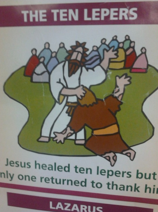 book, suggestive, innuendo, jesus, the ten lepers