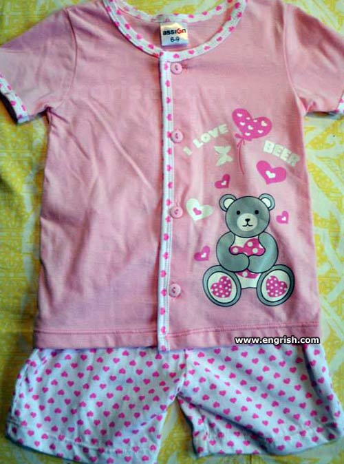 baby clothes, i love beer, wtf, lol, engrish