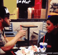 troll, kiss, drink, lol, gif
