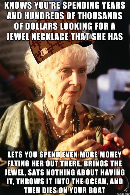scumbag rose, titanic, jewel, meme