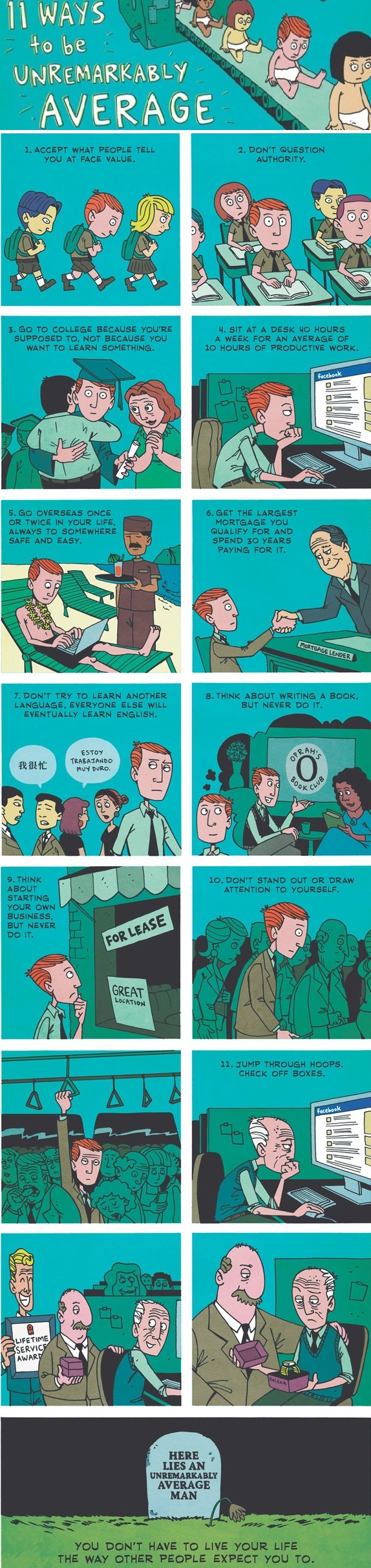 comic, average life